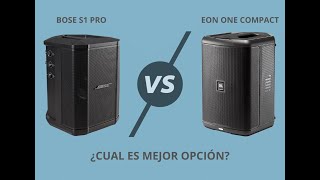 BOSE S1 PRO VS JBL EON ONE COMPACT | ¿CUAL ES MEJOR OPCIÓN? | INGELECTRO SAS  SONIDO PROFESIONAL