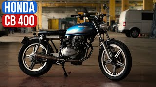 Honda CB 400 Cafe Racer Build Timelapse