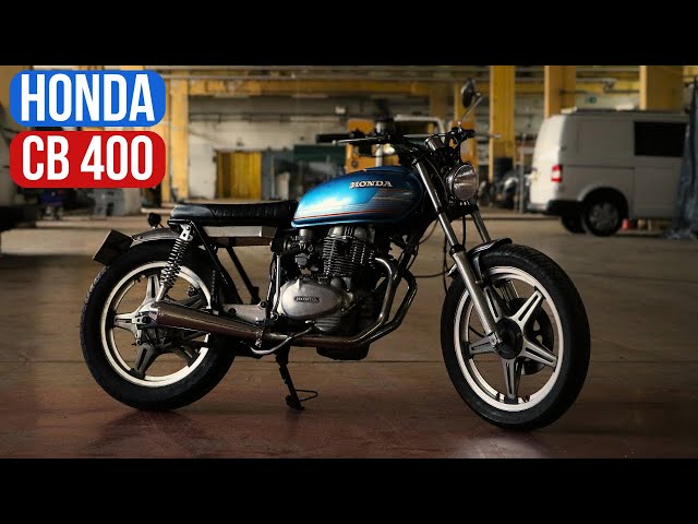 Honda CB 400 Cafe Racer Build Timelapse - YouTube