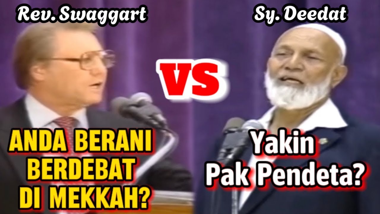 PENGINJIL AMERIKA INI MENANTANG BERDEBAT DI MEKKAH❗| Ahmed Deedat VS Jimmy Swaggart