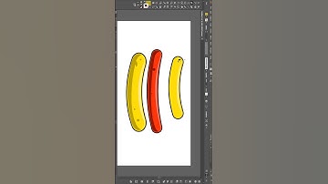 flat design a hot dog working with adobe illustrator #adobe_illustrator #adobe_illustrator_tutorial