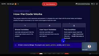 Login Authentication System in Python | Student Project Presentation | Code,  Flowchart & Output