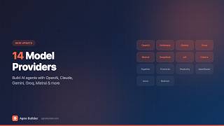 Agno Builder: 14 Model Providers — Build AI Agents with OpenAI, Claude, Gemini, Groq & More