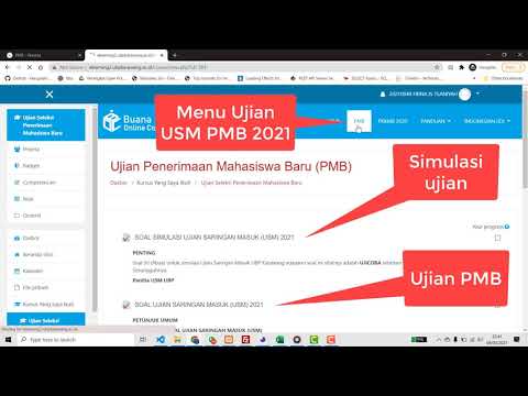 [Tutorial] Ujian Saringan Masuk Penerimaan Mahasiswa Baru