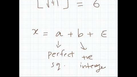 The floor function: An example