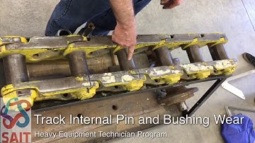 Track Pin and Bushing Wear Demonstrated