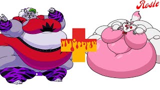 Fat Roxanne Wolf Fat Funtime Foxy ??? Fnaf Animation