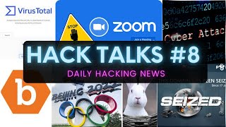 Hack Talks #8 | VPNlab.net, FIN8, beijing Winter olympics, Virustotal, Earth lisca, Bugcrowd, zoom.