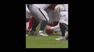 Daniel Carlson Forgets How To Kick A Football...