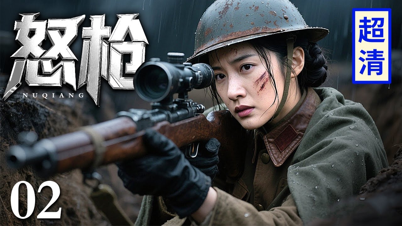 【超好看抗战剧】怒枪 剧场版 02 | 女高手远程监视内奸，接头瞬间扣动扳机，一枪贯穿头颅保下情报！