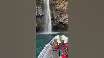 Feel the Water Drops From Múlafossur Waterfall - The Most Famous Waterfall on Faroe Islands