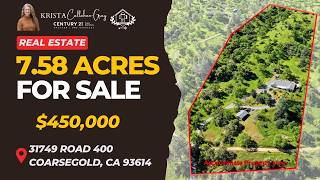 7.58 Acres in Central California For Sale 🏡