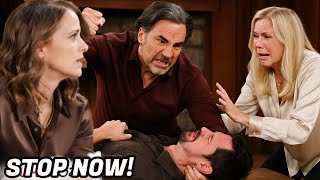 Ridge punches Thomas, warns him to stay away from Brooke The Bold and the Beautiful  Spoilers - YouTube