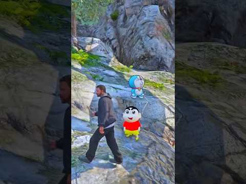 Shinchan & Franklin Plays Charlie Charlie Ghost Challenge At Night ! in GTAV in Telugu