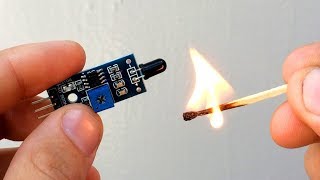 Fire detector alarm NE555 timer  - Tutorial