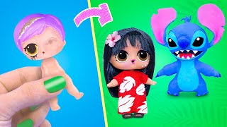 ¡Nunca Eres Grande Para Las Muñecas! 9 Diys Para Lol Surprise De Lilo y Stitch