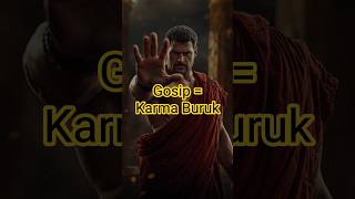 STOP GOSIP! Karma itu NYATA. #stoikisme #kadekmotivationchannel #shorts