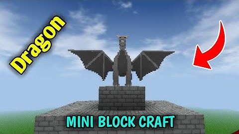 How to make dragon in mini block craft
