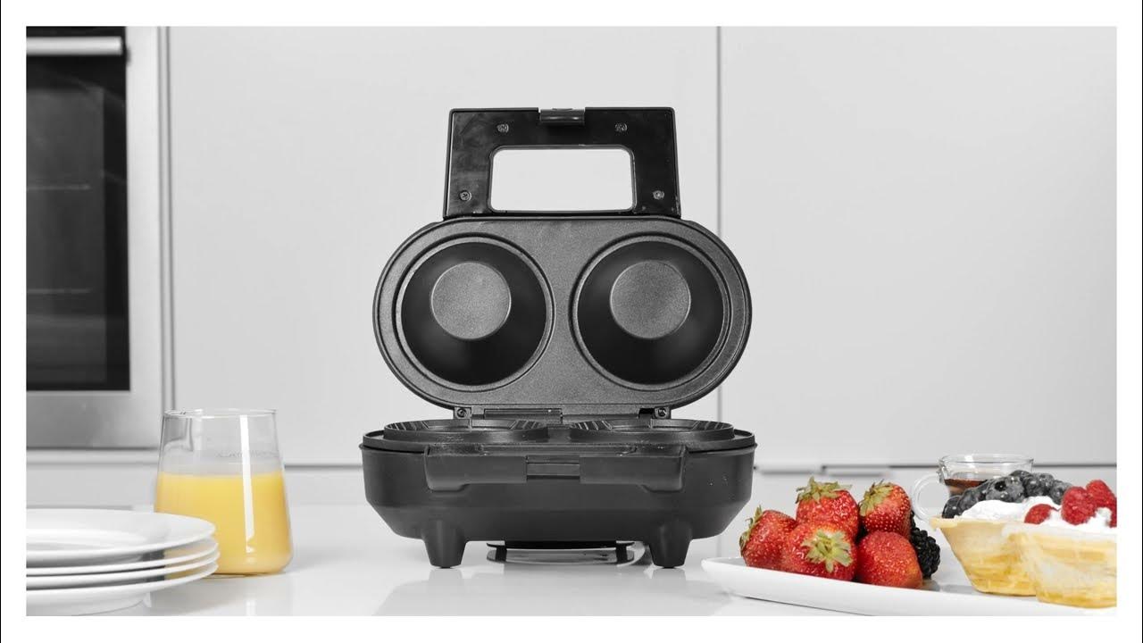 thinkkitchen Double Waffle Bowl Maker YouTube