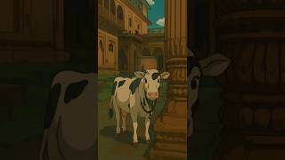 Vrindavan Into Ghibli Art 😍✨ Radha Krishna#shorts #ghibli #vrindavan #viralshorts