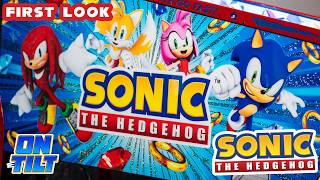 Sonic the Hedgehog Pinball by Jersey Jack | FIRST Gameplay Look | OnTilt Pinball