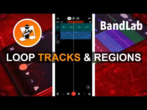 How to loop a track or region in Bandlab 
