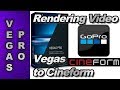 How to export Cineform video with Vegas Pro and Vegas Movie Studio Platinum