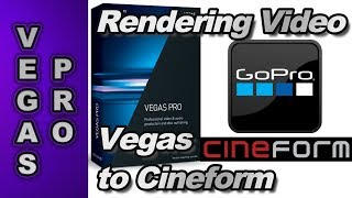 How To Export Cineform Video With Vegas Pro And Vegas Movie Studio Platinum