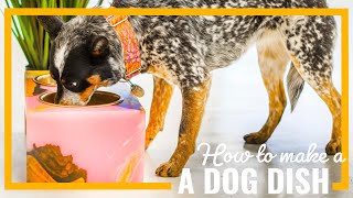 Casting Resin How To Dog Dish Stand