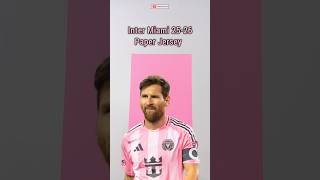 Messi Inter Miami home 25/26 paper t-shirt #intermiami #paperjersey #diy