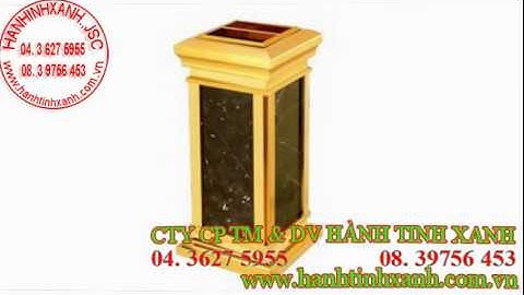 CUNG CẤP THÙNG RÁC ĐÁ HOA CƯƠNG TẠI HCM - THÙNG RÁC ĐÁ HOA CƯƠNG GIÁ RẺ