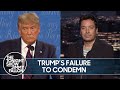 Trump Fails to Condemn White Supremacists at Debate | The Tonight Show