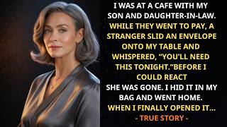 HER TRUE STORY 👵💔 At A Cafe, A Stranger Left Me An Envelope And Said “You’ll Need This Tonight”