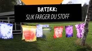 Batikk: Slik gjør du det selv