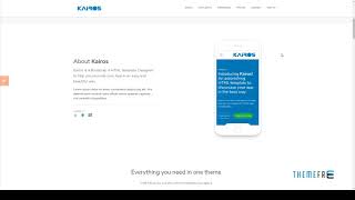 Kairos - App, Startup & Software HTML Template        | Free Temp screenshot 3