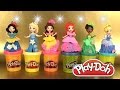 Disney princesses little kingdom robes en pte  modeler play doh sparkle dresses