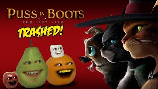 Annoying Orange  Puss in Boots: The Last Wish TRASHED!