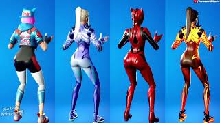 Fortnite Pump Me Up Tiktok Emote With Lynx Mizuki Legendary Skins Thicc Who Won ?