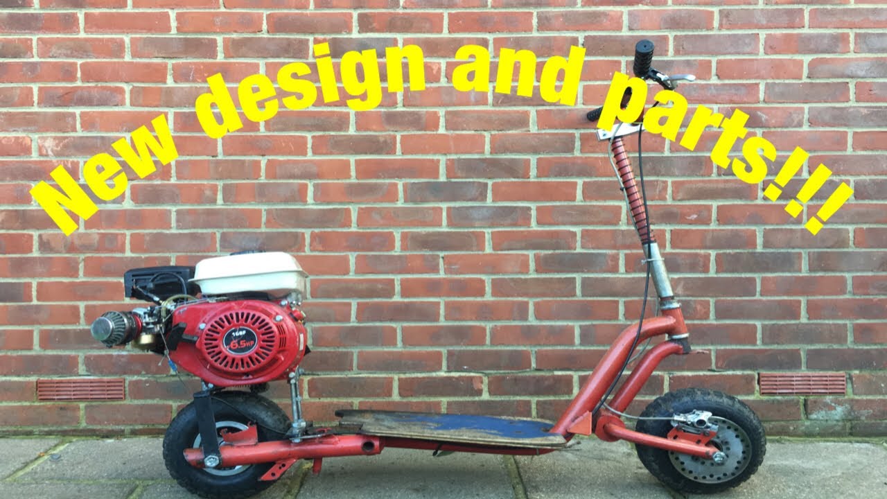 Engine swapped petrol scooter PT2 YouTube