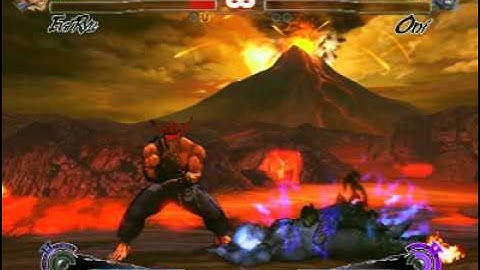 9500GT Super Street Fighter IV AE: Evil Ryu VS Oni (epic)