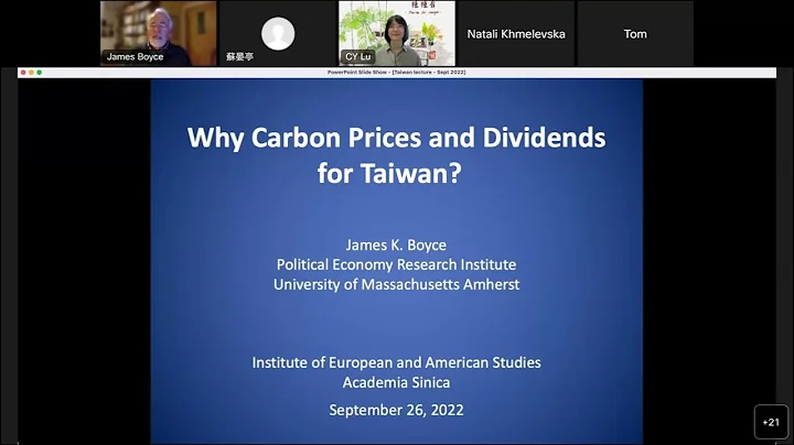 Why Carbon Prices and Dividends for Taiwan | James...