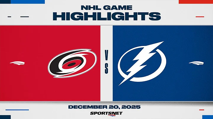 NHL Highlights | Hurricanes vs. Lightning - December 20, 2025