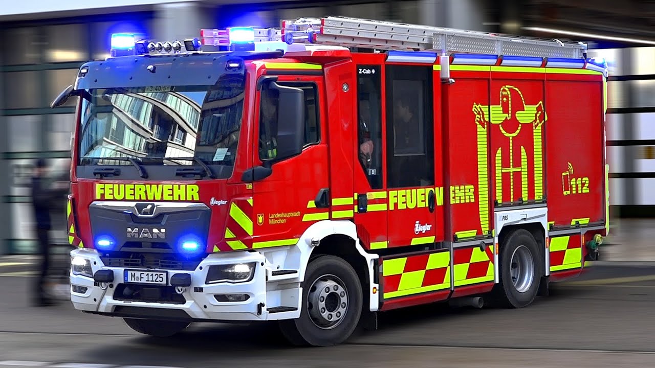[Paralleleinsatz während Ausrücken 🚒🚨] ● NEUES PROTOTYP HLF IM EINSATZ ● Feuerwache 3 BF München🔥