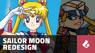 Sailor Moon - Character Design Process - Gab Madrid