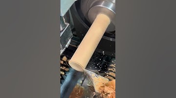 automatic wood feeding cnc wood lathe #cncrouter #wood #cncwoodlathe #woodworking #machine #cnc