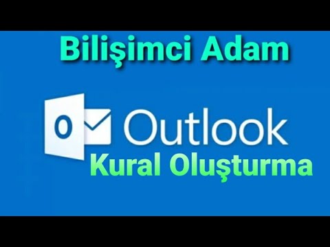 Outlook Kural Oluşturma | Gelen maili otomatik istediğimiz klasöre gönderme (2020 Kolay Anlatım)