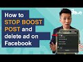 How to 🗑 DELETE boost post on Facebook (Easy & Quick)