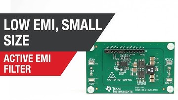 Reduce conducted emissions with an integrated active EMI filter