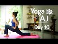 Yoga For Weight Loss | Surya Namaskar And Cardio Workout | Day 10 | Yoga With AJ