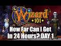 How Far Can I Get in Wizard101 in 24 Hours DAY 1